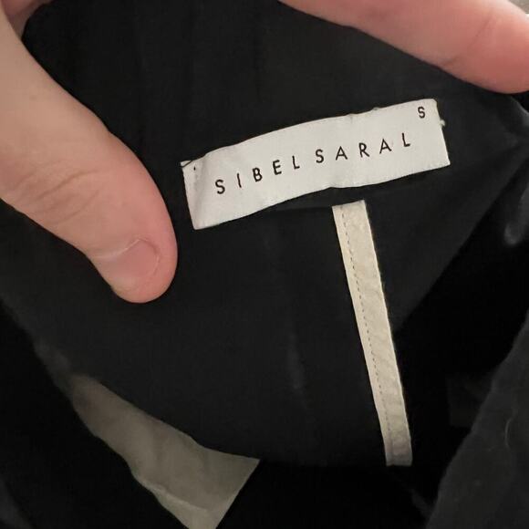 Sibel Saral Pull On Elastic Waist Trouser Size Small Color Black - Picture 4 of 4